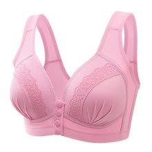Cargar imagen en el visor de la galería, Push Up No Steel Rim Front Open Button Bra
