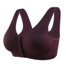 Cargar imagen en el visor de la galería, Women&#39;s wire-free front button tank top bra
